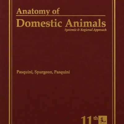 Anatomy of Domestic Animals Systemic and Regional Approach, 11th Edition pdf cover