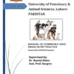 Manual Of Commonly Used Drugs In Pet Practice